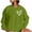 B Green, variant on Women Oversized Sweatshirt Heart Print Pullover Loose Solid Color Top Long Sleeve Spring Fall Crew Neck Outfits