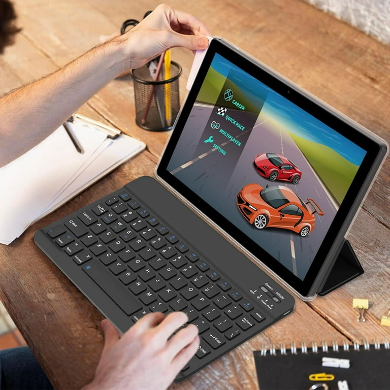 YQSavior (2024) 10.1 in 2-in-1 Tablet, 128GB, Android 13, Wi-Fi, Bluetooth, Black YQSavior (2024) 10.1 in 2-in-1 Tablet, 128GB, Android 13, Wi-Fi, Bluetooth, Black