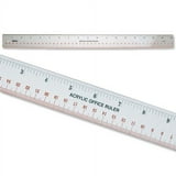 Helix Acrylic Office Ruler 18 inch - Walmart.com