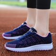 thumbnail image 3 of Zapatillas de deporte vulcanizadas para mujer, zapatos informales transpirables con plataforma, novedad, 3 of 4