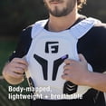 thumbnail image 4 of Delineador de hombro de lacrosse G-Form GFX800 blanco para adultos, tamaño grande, 4 of 7