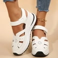 thumbnail image 4 of Mepaouo Womens Wedge Sandals Closed Toe Strappy Sports Running Shoes Summer Athletic Casual Sneakers, 4 of 7