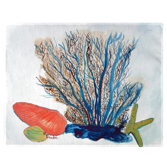 Betsy Drake Interiors Coral & Shells Place Mat Set of 4