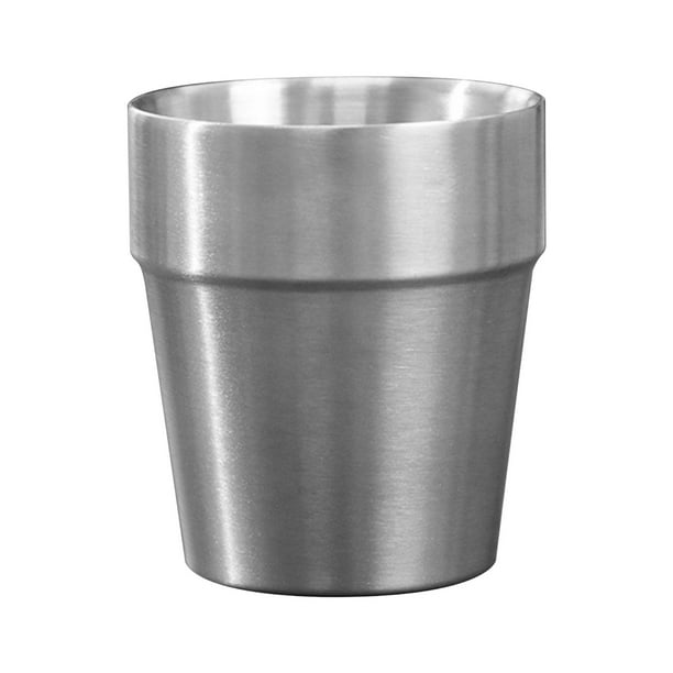 Jarra de cerveza de acero inoxidable de doble capa, para olla caliente, vajilla para barbacoa, taza de té antiquemaduras