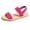 Pink, variant on Agkizg Summer Women Sandals Low Heel Slide Sandals Casual Slippers Open Toe Beach Sandals Comfortable Shoes Beige, Size 6
