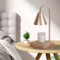 thumbnail image 4 of Lámpara de aromaterapia, lámpara de cera derretida, lámpara de vela derretida, lámpara de regalo para mesita de noche, lámpara de madera con atenuación temporizada, arte sin fuego,, 4 of 5