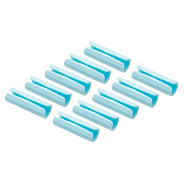 1.9 x 0.64inch Bed Sheet Clips, 2Set(24Pcs )Mattress Covers Fastener Clamp Blue