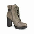 thumbnail image 4 of Dream Pairs Women's Fashion Ankle Boots Chunky High Heel Booties SCANDL KHAKI Size 5.5, 4 of 8