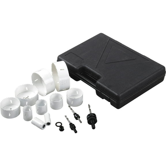Klutch Bi-Metal Hole Saw Set, 14-Pc.