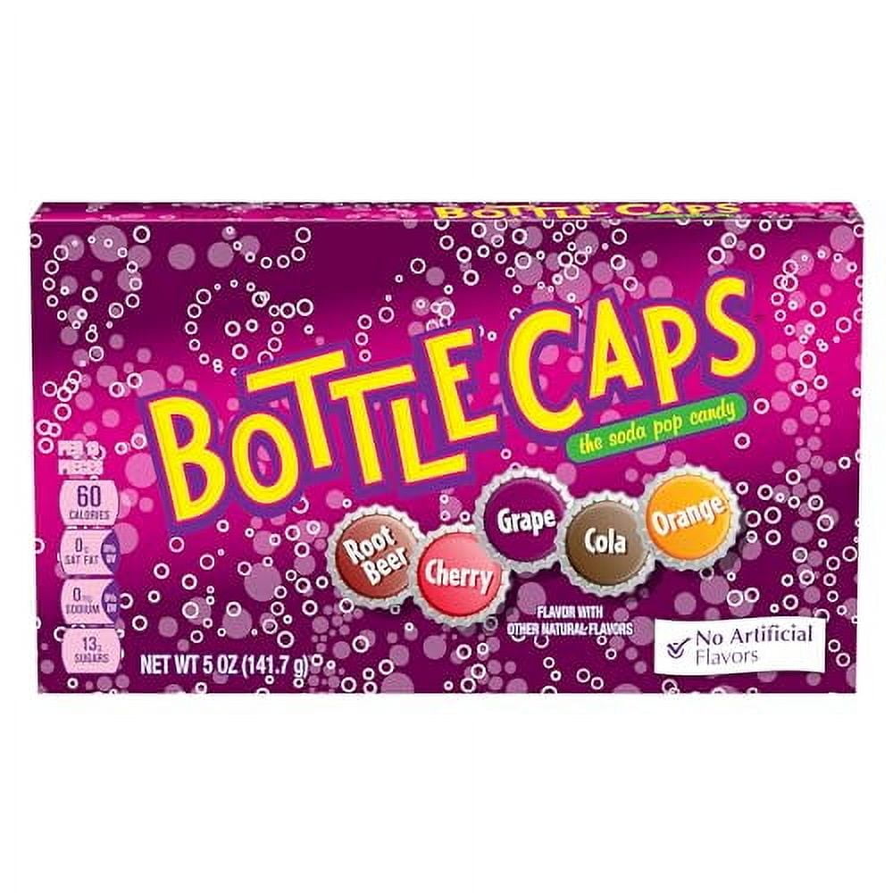 Wonka Bottle Caps Hard candy , Candy that fizzles in your mouth, 5 oz, pack of 10