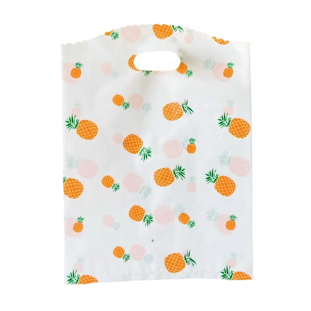 Toystoory 50 Uds bolsas de regalo cajas de plástico contenedor lindo autoensamblaje caramelo cumpleaños paquete Navidad caja adornos joyería Kits de decoración para fiestas Piña