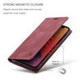thumbnail image 2 of iPhone 12 Pro Max Case, Dteck Leather Flip Wallet Case with RFID Blocking Card Slot Magnetic Closure Folio Phone Case for Apple iPhone 12 Pro Max 6.7 inch 2020, Red, 2 of 10
