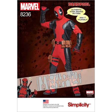 Simplicity Men's Deadpool Costumes-Xs-S-M-L-Xl | Walmart Canada