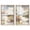 Blonde Frame, variant on Edge of the Land Serenity Duo Shadowbox Print Boho Wall Decor by Art Remedy, Black Frame, 16 x 24
