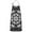 Black White Tie, variant on Colorful Rainbow Tie Dye Spiral Pattern Apron-Garden Aprons for Women with Pockets-Cotton Linen Waterproof Kitchen Cooking Gardening Aprons Adjustable for Kitchen,Cooking,BBQ and Salon 33x27 Inch