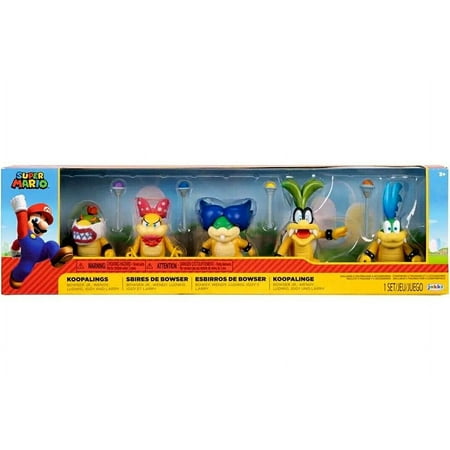 UPC: 0192995411364 | Nintendo Super Mario Koopalings Mini Figure 5-Pack (Bowser Jr Wendy Ludwig Iggy & Larry)