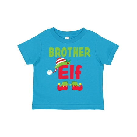 

Inktastic Christmas Brother Elf Gift Toddler Boy Girl T-Shirt