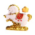 thumbnail image 2 of Estatua de caballo, figura de Feng Shui chino, decoración de mesa de resina, animal en miniatura A, 2 of 8