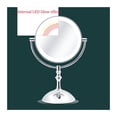 thumbnail image 4 of 8 Inch Cosmetic Mirror Lighted Double Sided 1/3x Magnifying Makeup Mirror With Led Light 2-Face Desktop Brightness Adjustable ,Widely Use, 4 of 6