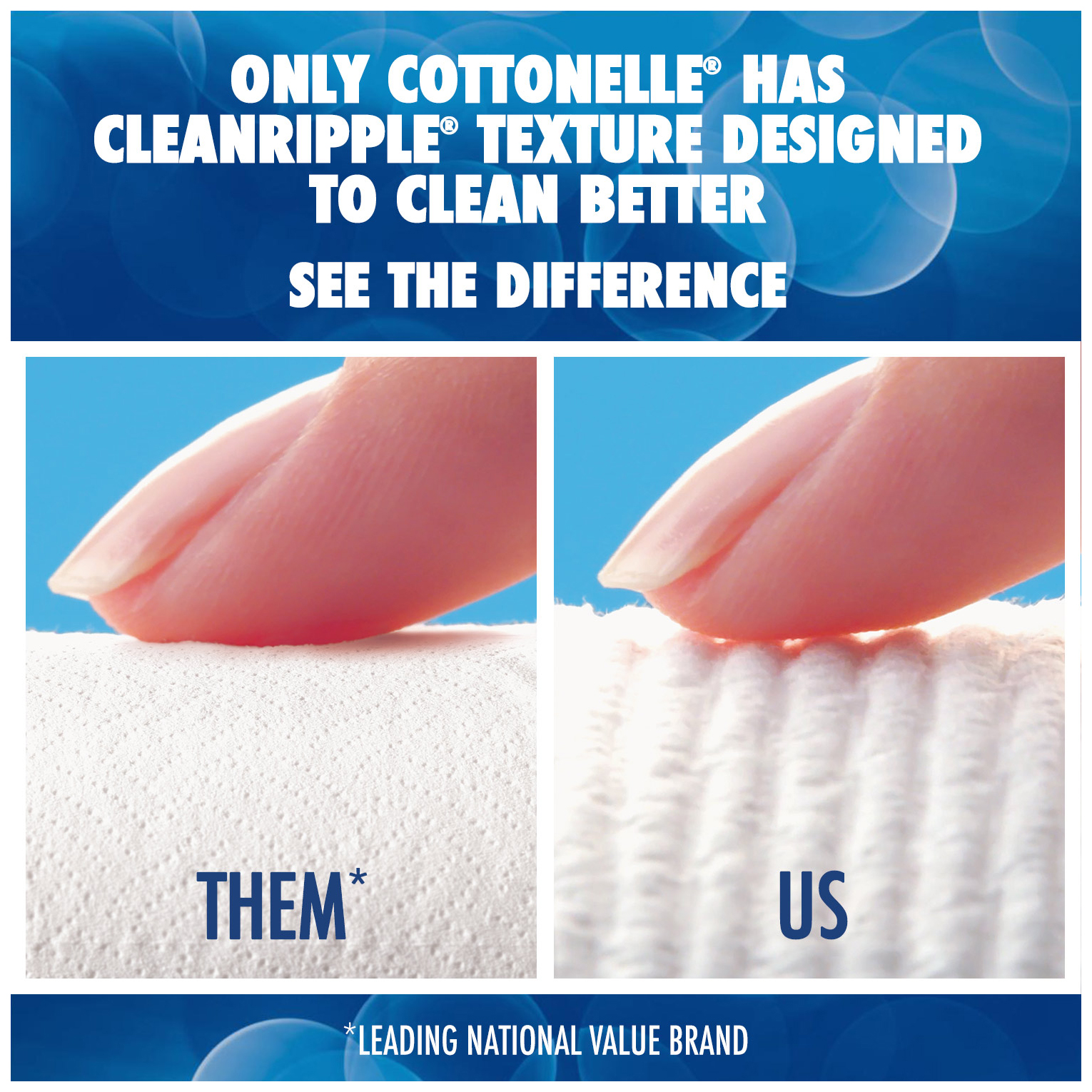Cottonelle Clean Care Toilet Paper, 18 Double Rolls - image 3 of 8