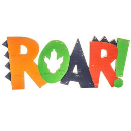 Roar Wood Wall Decoration Boys Room Kids Decor Walmart Com