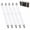 White, variant on 5 Pack Sofa Cushion Straps, Adjustable Elastic Couch Cover Fasteners with Metal Clips, Non-Slip Holders for Seat Cushions, Slipcovers and Sheets