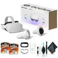 thumbnail image 2 of Oculus Quest 2 Advanced VR Headset 128GB Bundle with Batteries and Cleaning Kit, 2 of 5