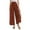 Brown-01, variant on Women's Wide Leg Pants Lightweight High Waisted Tie Knot Caual Loose Split Flowy Palazzo Trousers with Pockets