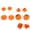 Orange, variant on Suodoka 100pcs Livestock Ear Tag Anti Dropping Pig Round Ear Tag with Number for Foxes Pigs Sheeps Yellow High Visibility Animal ID Tag Marker Label System for Farm Management and Tracking Purposes