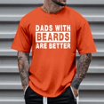 thumbnail image 2 of Bibifish Mens T-Shirts Loose Fit Crew Neck Block Letter Print Tshirts Casual Daily Short Sleeve Comfort Tee Tops, 2 of 4