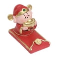 thumbnail image 3 of Figura en miniatura de , soporte para teléfono, miniescultura decorativa de escritorio para dormitorio, decoración del hogar de año Rojo, 3 of 7