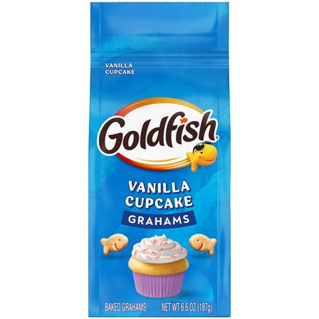 Goldfish Baked Grahams S'mores Snack Crackers, Serve Pack, 6.6 oz Bag ...