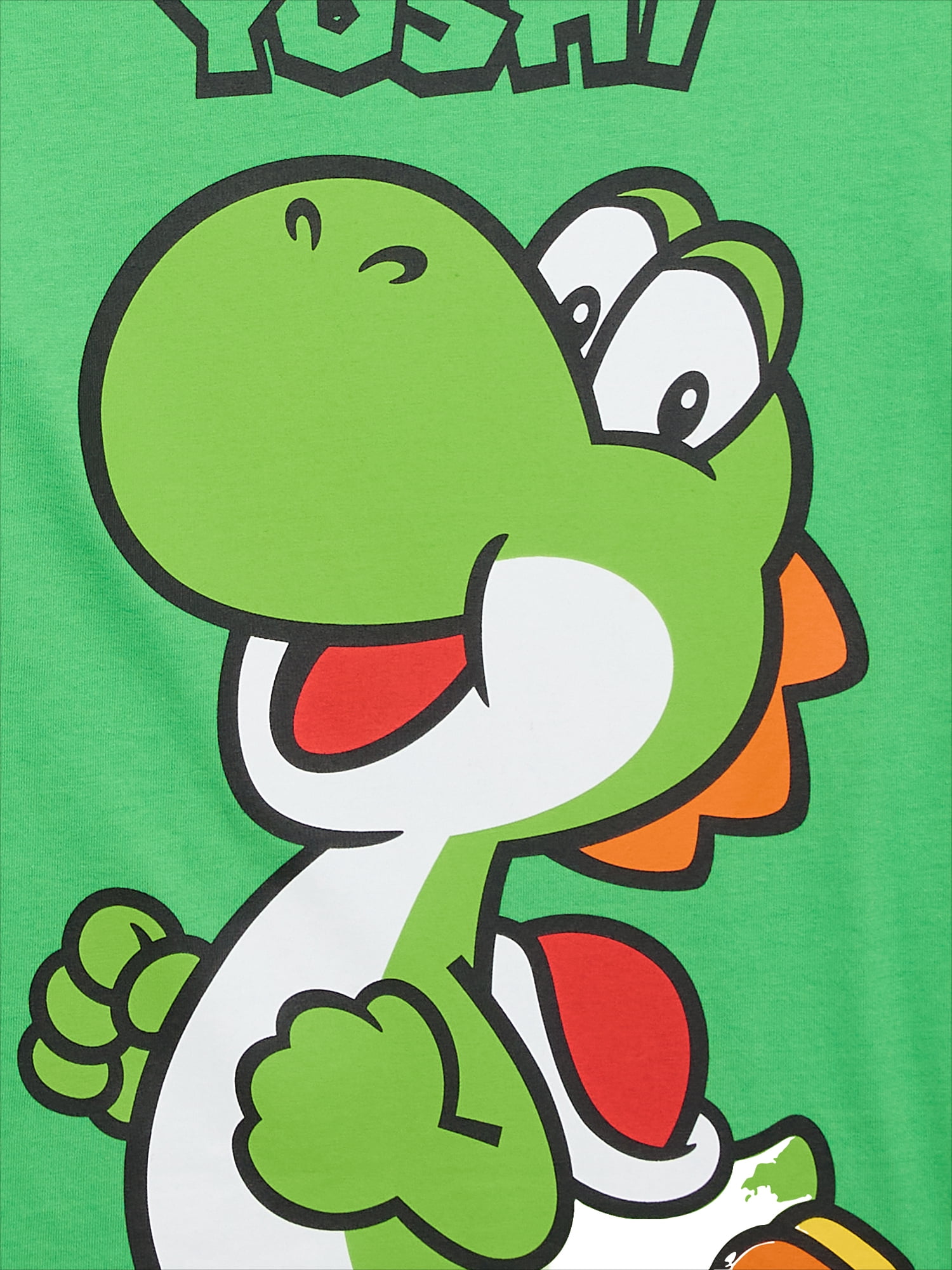 St. Patricks Super Mario Yoshi Little Boys and Big Boys Graphic Tee with Short Sleeves, Sizes 4-18