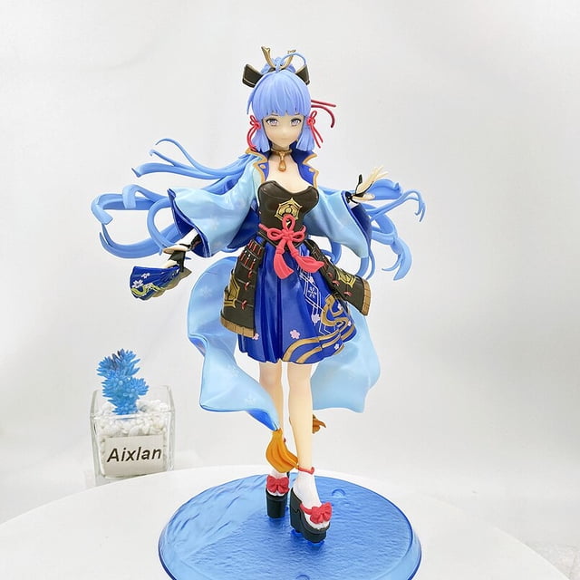 Figura de acción de Anime Genshin Impact para niños, juguete de PVC de 11CM, modelo de colección, regalos para niños Gong Bohan LED
