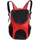 thumbnail image 1 of Bolso de hombro portátil para mascotas, mochila plegable, ligera y transpirable, para llevar al aire libre, para viajes, caminar, senderismo, acampar (rojo), 1 of 5