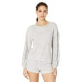 thumbnail image 2 of Splendid Short Set Womens Small Heather Gray Stretch Blouson Long Sleeve JDM1047, 2 of 3