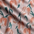 thumbnail image 1 of Soimoi Floral Print,Cotton Poplin, Sewing Fabric Sold by The Yard 42 Inch Wide,Sewing Craft Quilting/Quilt Making Fabric, Peach, 1 of 5