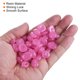thumbnail image 5 of Uxcell 200 Paquete Rocas Brillantes 0.51''-0.67'' Piedras Brillantes Decoración en la Oscuridad Piedras Luminiscentes Decorativas Rosa Claro, 5 of 7