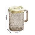 thumbnail image 3 of Dosaele 2 Qt Bottle w/Cap for Cold Drinks - Clear View Plastic Refrigerator Bottle w/Easy-Pour Spout BPA Free - Ideal for Water  Iced Tea  Juice, 3 of 6