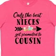 thumbnail image 4 of Inktastic Only the Best Nieces Get Promoted to Cousin Youth T-Shirt, 4 of 5