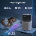 thumbnail image 4 of AIRROMI HEPA Air Purifier for Pet Owners, Included Activated Carbon Filter, Air Cleaner with Night Light for Allergies and Asthma Suffers,A2005,Beige, 4 of 9