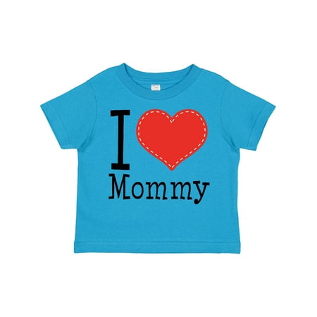 

Inktastic I Love Mommy Heart Gift Toddler Boy or Toddler Girl T-Shirt