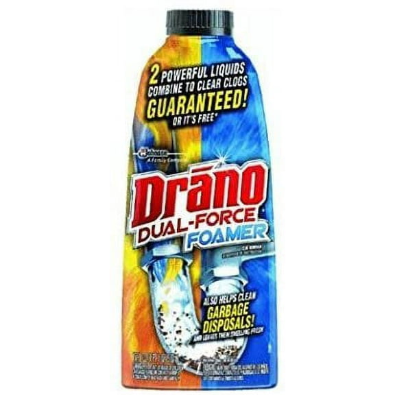 Drano Dual Force Foamer Clog Remover 17 oz.Pack of 4