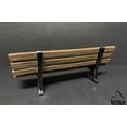 thumbnail image 3 of Park Bench (Set of 2 benches), Brown - American Diorama 38436 - 1/24 scale Figurine - Diorama Accessory, 3 of 6