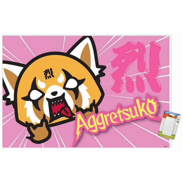 Aggretsuko - Horns Wall Poster, 14.725" x 22.375"