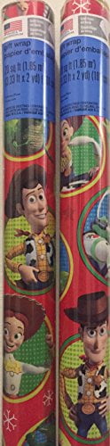 toy story wrapping paper walmart
