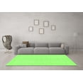 thumbnail image 3 of Ahgly Company Indoor Rectangle Solid Green Modern Area Rugs, 2' x 4', 3 of 4