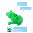 thumbnail image 3 of Baby bath water toy - Baby Bath Toys 4Pcs Rubber Green Frog Family Squeak Float Bath Ducks Bath Tub Shower Toys for Toddlers Boys Girls, 3 of 5