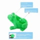 thumbnail image 3 of Baby bath water toy - Baby Bath Toys 4Pcs Rubber Green Frog Family Squeak Float Bath Ducks Bath Tub Shower Toys for Toddlers Boys Girls, 3 of 5