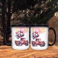 thumbnail image 3 of Vintage Patriotic Siberian Husky 4th of July Independence Memorial Day Heat Color Changing Mug Husky Dog Lover Gifts Magic Coffee Mug - 01006, 3 of 4